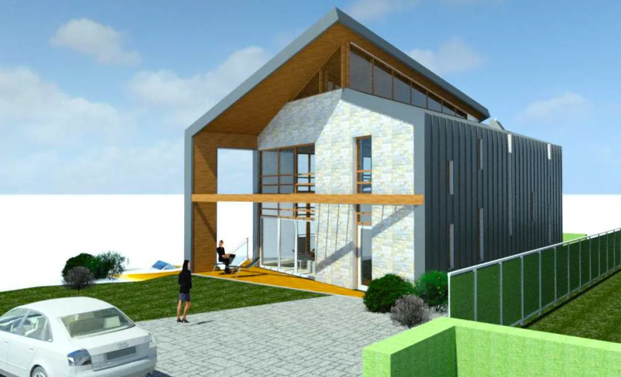 3D-render van nieuwbouwwoning Westerdel aan de Moerlant in Broek op Langedijk